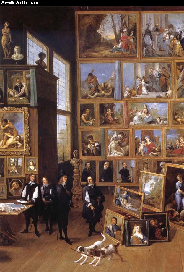 David Teniers Archduke Leopold Wilhelim in his gallery in Brussels